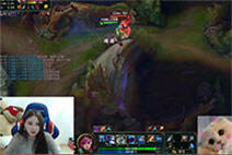 lol女神直播：酥酥打野蔚 被水友认出来了怎么办