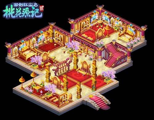 奢华大唐家园!桃花源记2校花曝打造家园心得