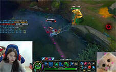 lol女神直播：酥酥打野扎克 队友疯狂互动
