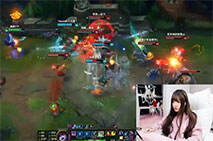 lol女神直播：南小晚中单璐璐 功能性中单强无敌