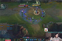 lol女神直播：小满美服排位 中单小法爆炸输出