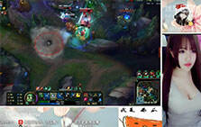 lol女神直播：西瓜酱打野阿木木 专心打野出山凯