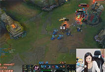 lol女神直播：沙拉中单亚索 十步一杀通关到泉水