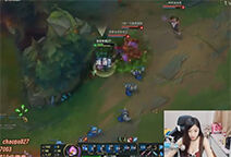 lol女神直播：沙拉上单凯南 完美技能衔接越塔杀