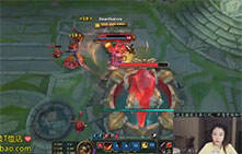 lol美女直播：小满上单大鳄鱼 疯狂通关无人能挡