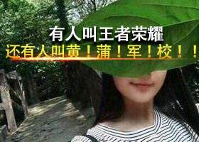 <b>“王者荣耀”有伴了 重庆女生叫“黄蒲军校”</b>