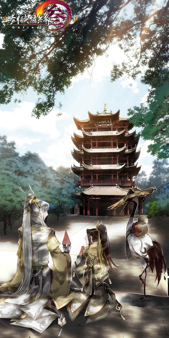 江山风月唯美来袭 《剑网3》玩家手绘旅行画集
