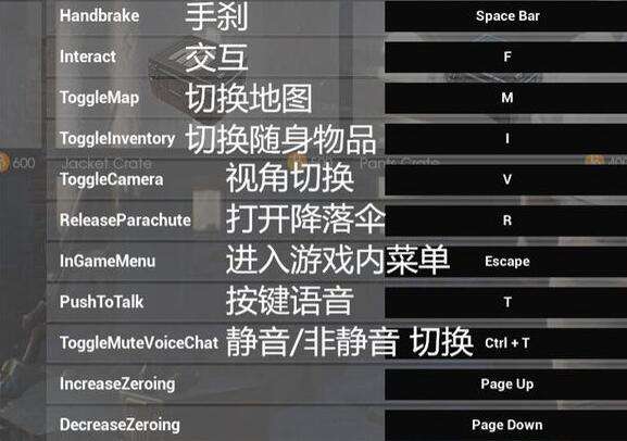 绝地求生怎么操作 常用按键操作说明