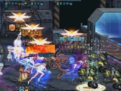 DNF8巫女卢克团本raid 二觉8条龙特效爆炸