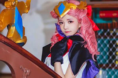 冒险岛2凯特琳COSPLAY 魔法学院的软萌优等生