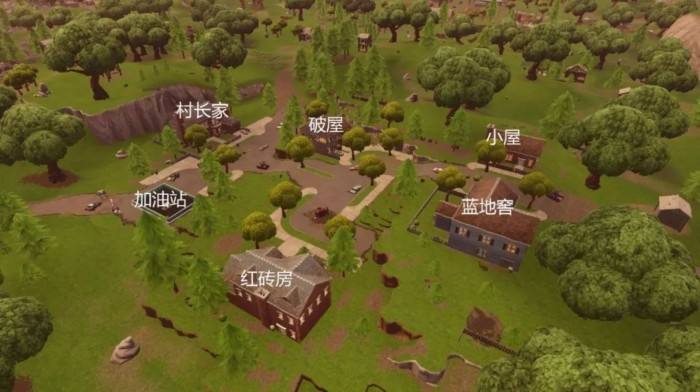 堡垒之夜全地图解析 各地区名字别称介绍