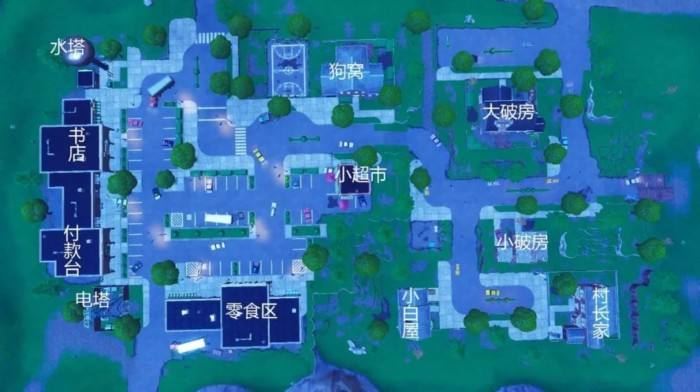 堡垒之夜全地图解析 各地区名字别称介绍