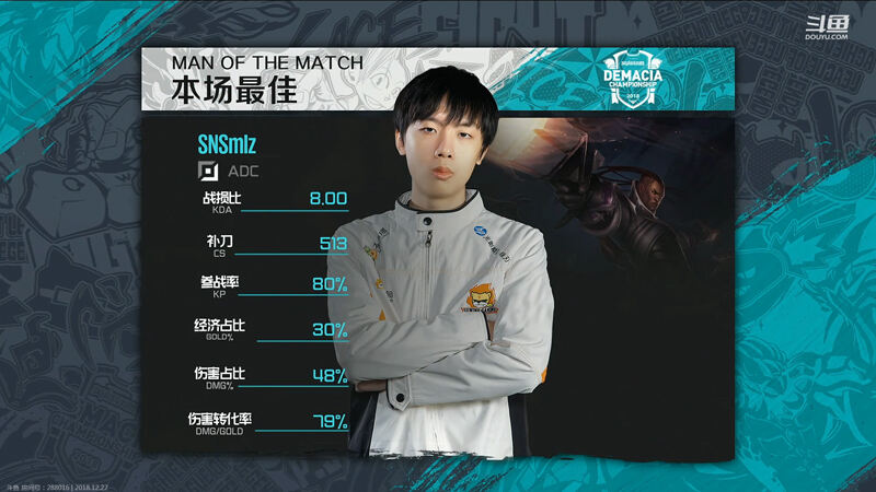 2018德玛西亚杯西安站12.22第三日战报