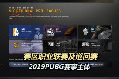 赛区职业联赛及巡回赛成为2019PUBG赛事主体