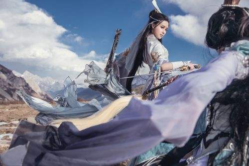 《剑网3》cos《纯阳·独立华山》欣赏