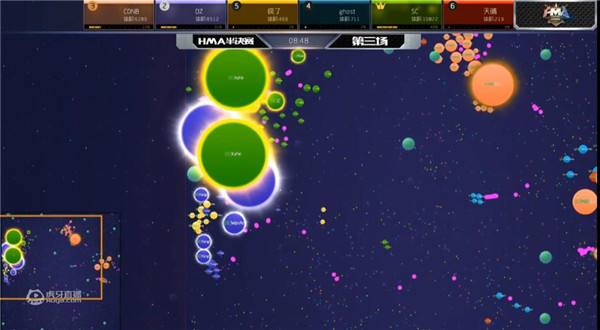 虎牙HMA:SC连中三元杀进球球总决赛 619稳中求胜紧随其后