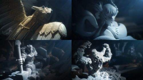 天空的对决!DNF携川美发布普雷伊希斯雕塑