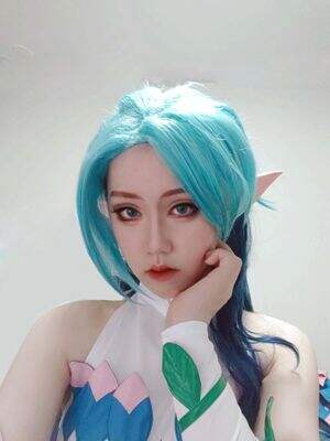 韩服小姐姐COS奶萝 哥特造型神还原游戏