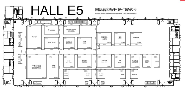 2019ChinaJoy各展馆展位图正式公布！