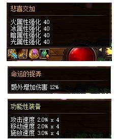 欧皇最强套装 DNF100级天命无常套装介绍