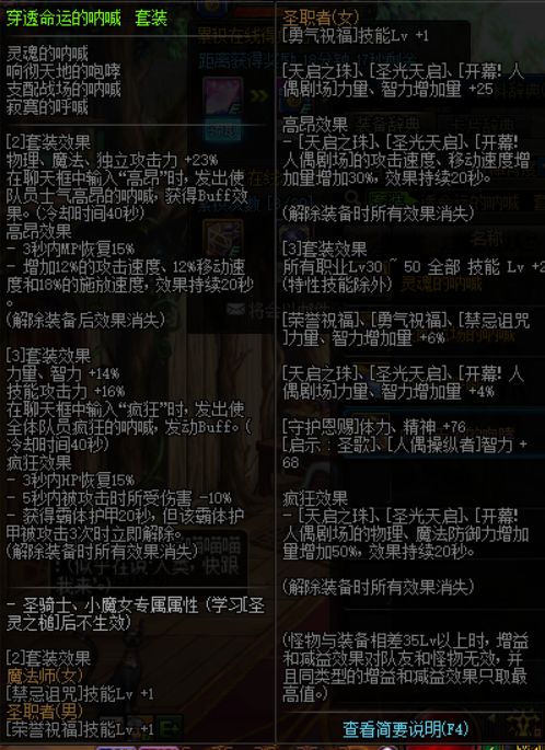 DNF穿透命运的呐喊套装 打字就能触发buff