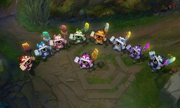 lol2020年愚人节皮肤曝光 小炮、小法cos小小英雄