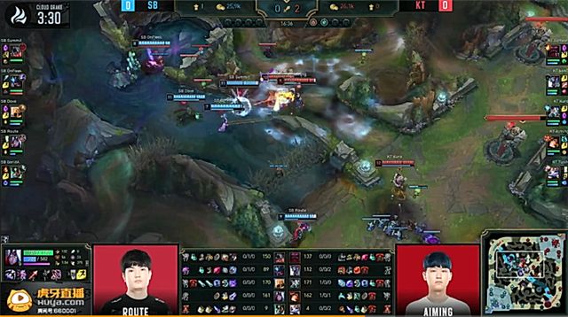 虎牙LCK：KT气势如虹横扫SB,APK逆转韩华！