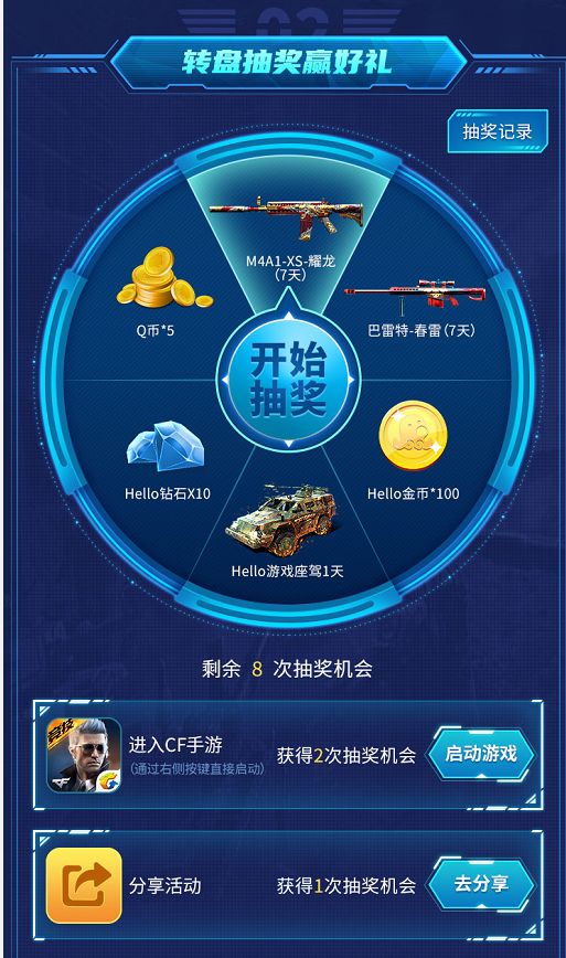 CFM:登陆送大奖!来Hello语音开黑,精美礼品送不停