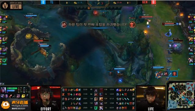 虎牙LCK:T1连战连捷碾压GEN夺冠!cuzz高光表现勇夺MVP!