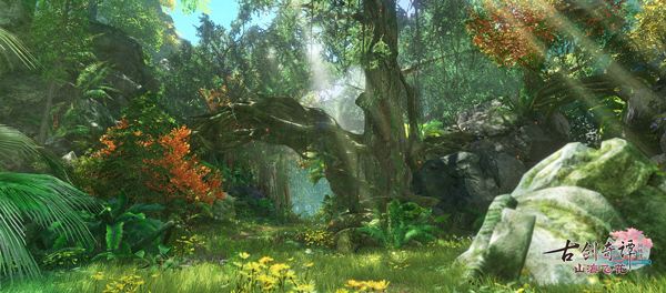 《古剑奇谭OL》初夏之体验，山海辽阔奇景