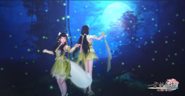 流萤如火，《古剑奇谭OL》五月萤火虫主题外装新“仙”爆料