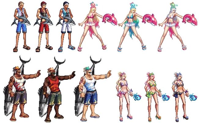 DNF2020夏日套赏析 对比历届夏日套外观