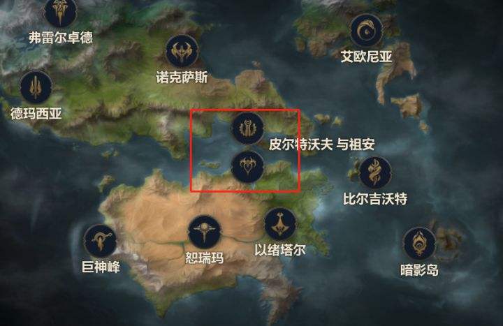 瓦罗兰地图图片