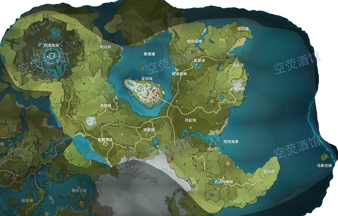 原神平民采矿攻略蒙德城水晶矿和白铁矿分布位置一览