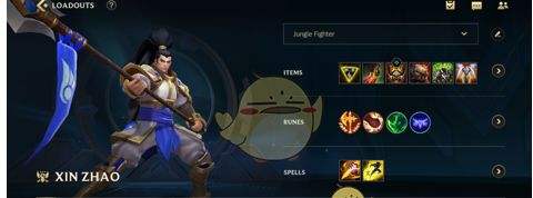 LOL手游,LOL手游赵信符文,LOL手游赵信出装