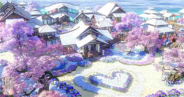 妹子在逆水寒里建了座大理城!8万株鲜花绝美,有玩家想租来求婚