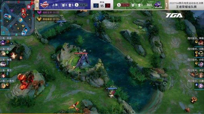 2020TGA电竞运动会王者荣耀TGA冬季省队赛半决赛 四川全兴和北京电竞XYG携手进入决赛