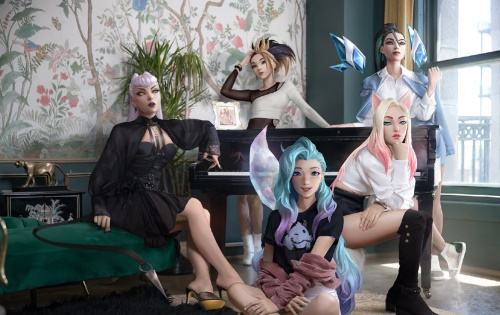 英雄联盟K/DA女团：展示自我，没有人能让你陨落