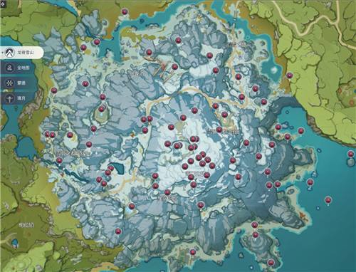 原神绯红玉髓位置分布图 快速收集绯红玉髓