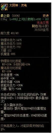 DNF太阴神灵龟改版属性,DNF太阴神灵龟100级改版