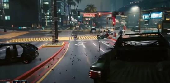 《赛博朋克2077》1.2版本效果如何？网易UU加速器带你逛新夜之城