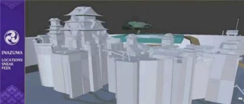 原神稻妻地图模型曝光 稻妻地图3d模型