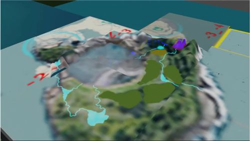 原神稻妻地图模型曝光 稻妻地图3d模型