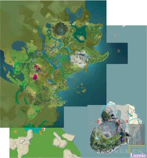 原神稻妻地图模型曝光 稻妻地图3d模型