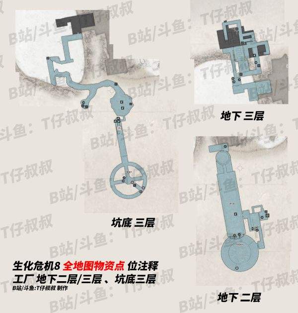 生化危机8全物资点收集大全 物资地图收集指南