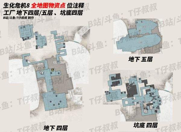 生化危机8全物资点收集大全 物资地图收集指南