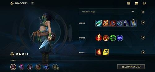 英雄联盟手游离群之刺出装推荐 阿卡丽出什么装备