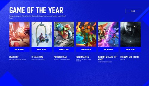 TGA公布年度游戏提名  颁奖典礼将回归线下举办