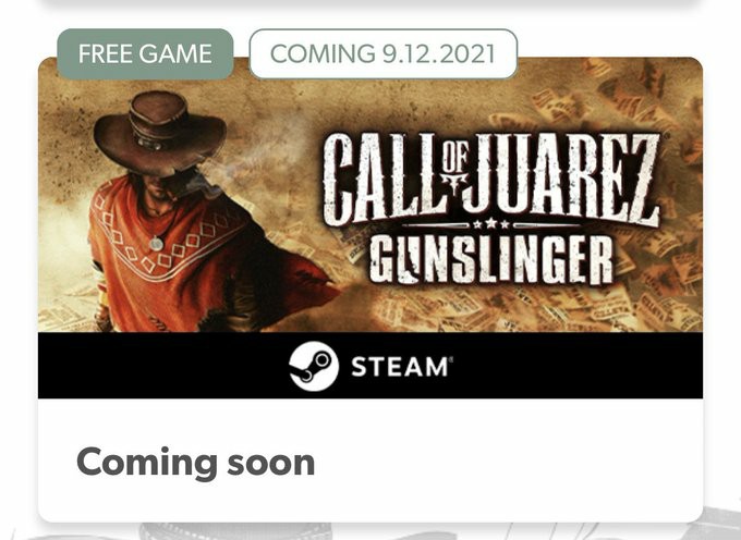 Steam喜+1预告：12月9日《狂野西部：枪手》免费领取