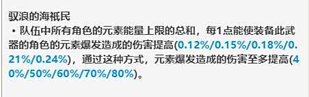 原神曚云之月武器图鉴